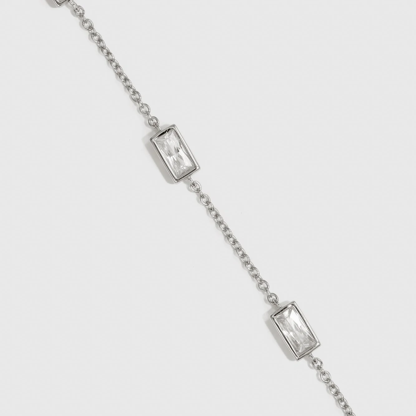 Baguette-Cut Multi Bezel Bracelet - Image 2