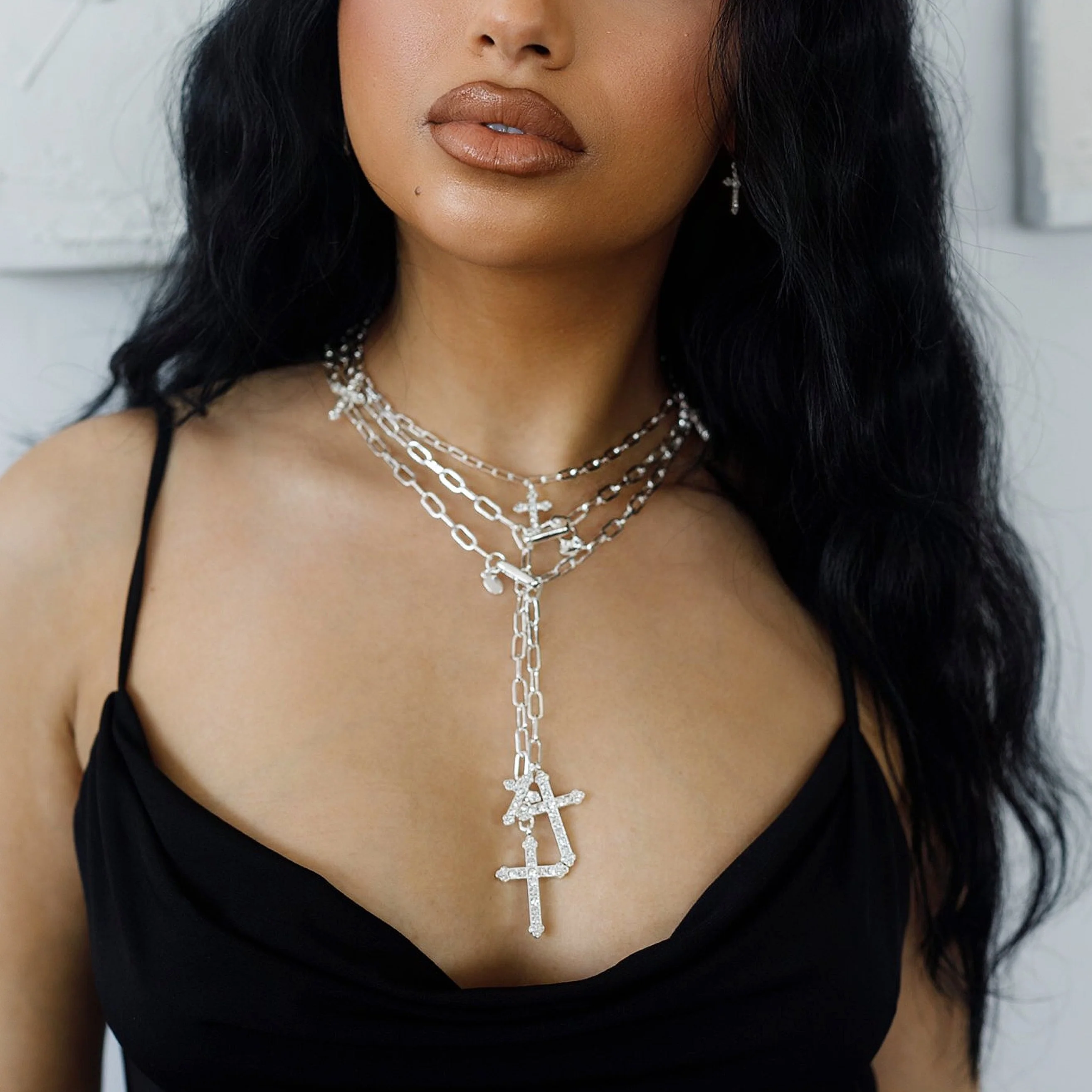 Baroque Cross Pendant - Image 2