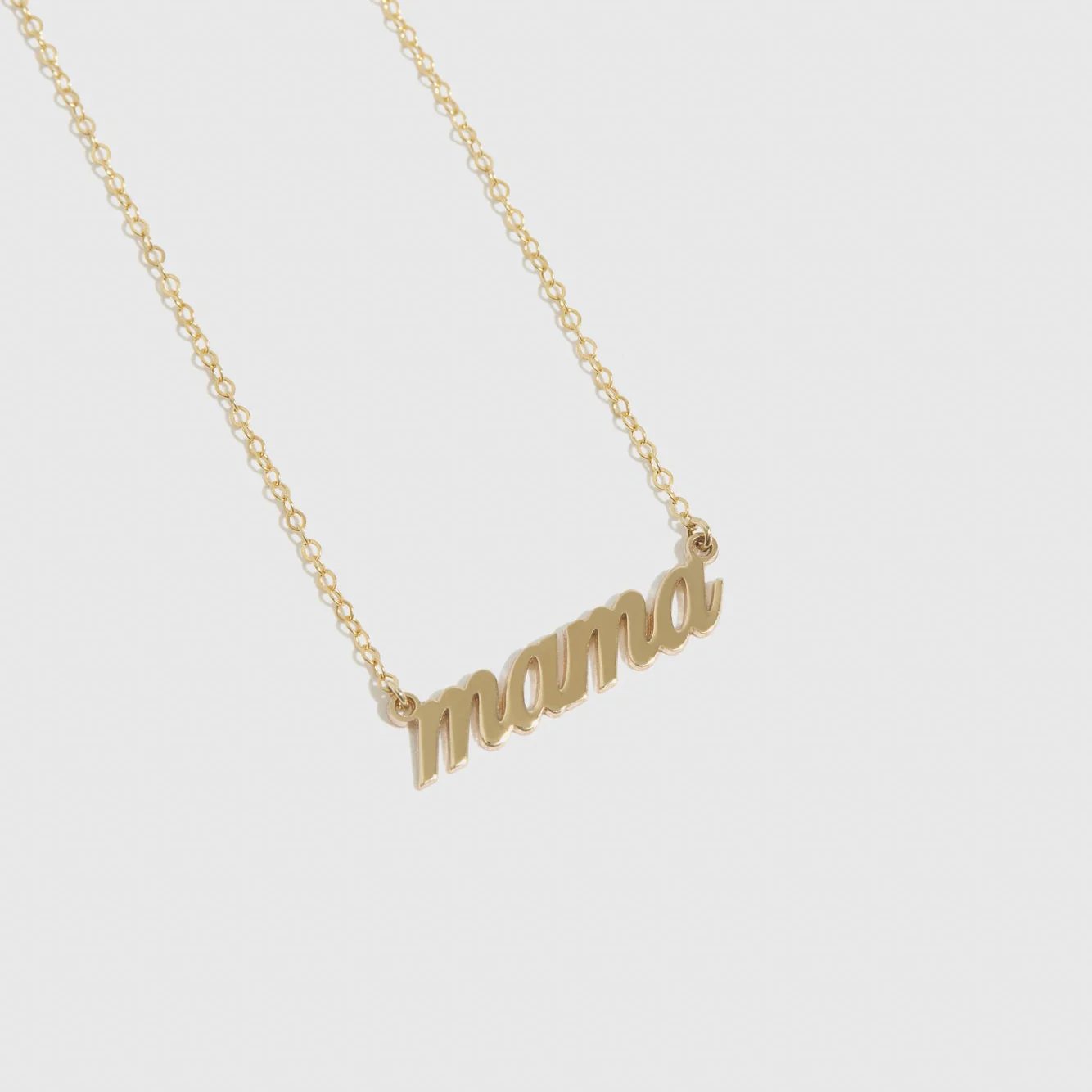 Cursive Font Mama Necklace - Image 5