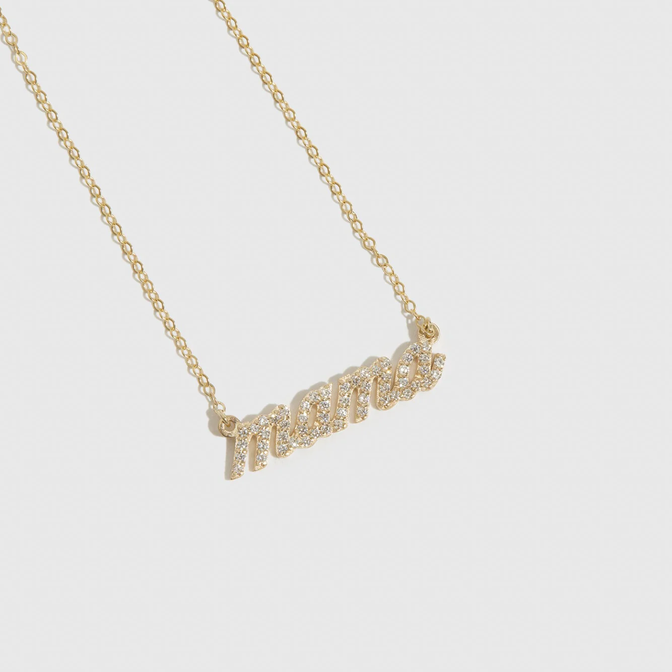 Cursive Font Mama Necklace - Image 7