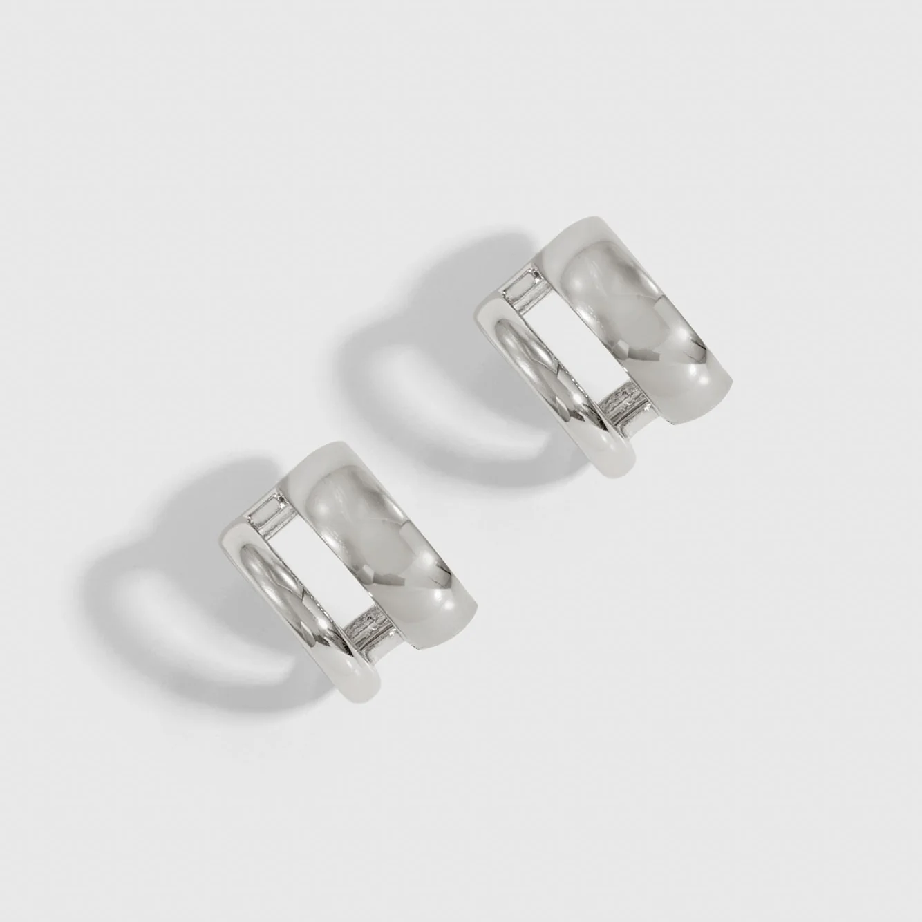 Double Bare Hoop Earrings