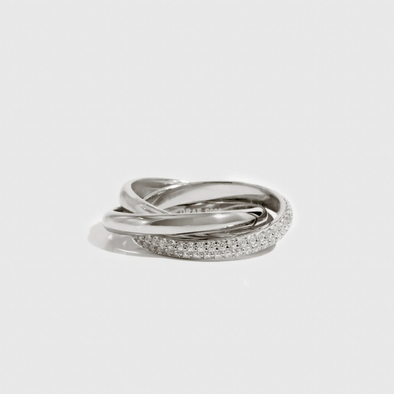 Eternal Trio Pavé Ring