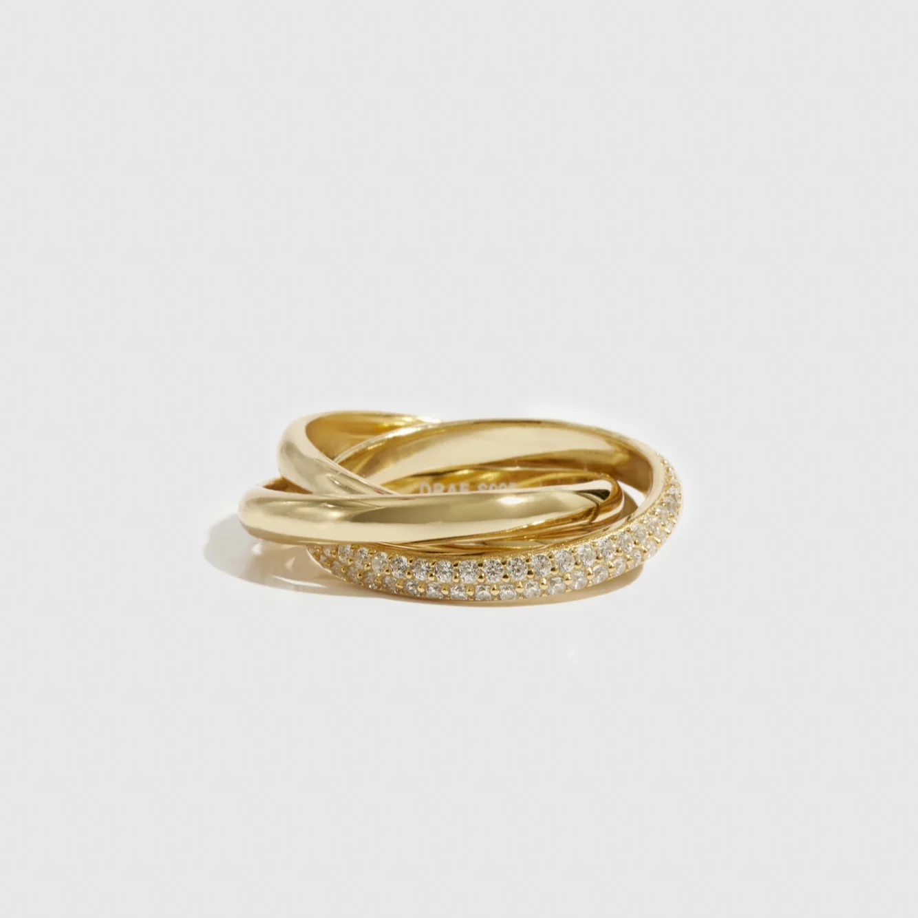 Eternal Trio Pavé Ring