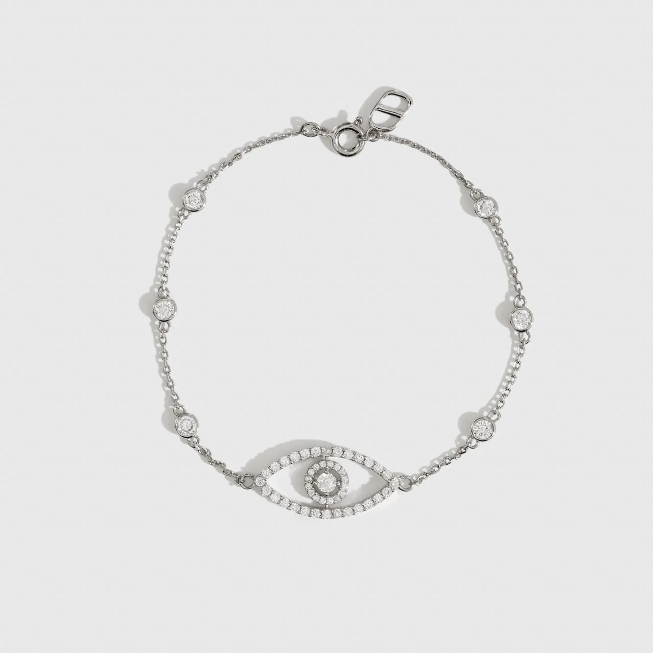 Evil Eye Pavé Bracelet