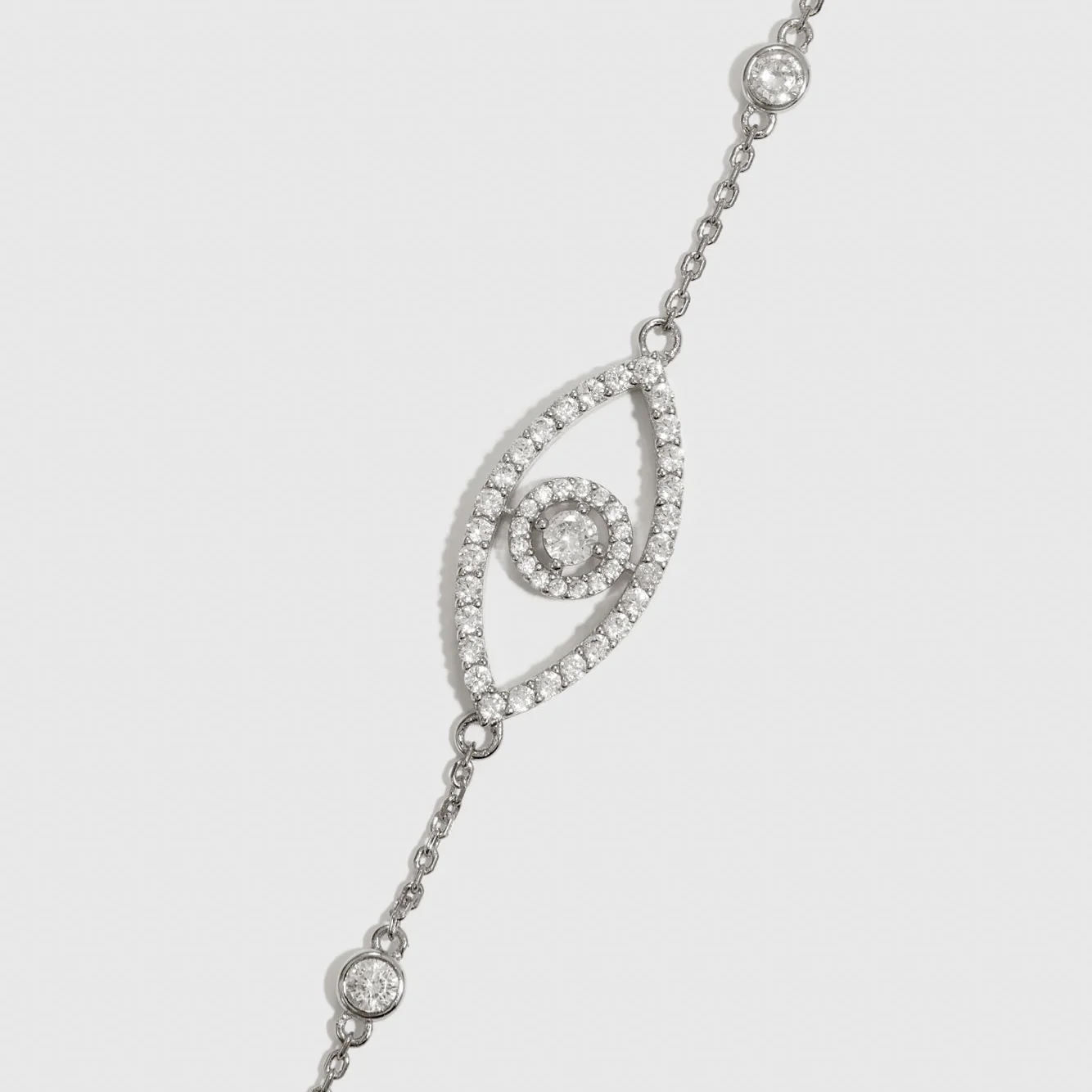 Evil Eye Pavé Bracelet - Image 3