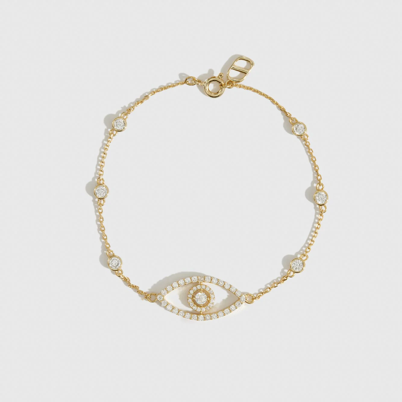 Evil Eye Pavé Bracelet