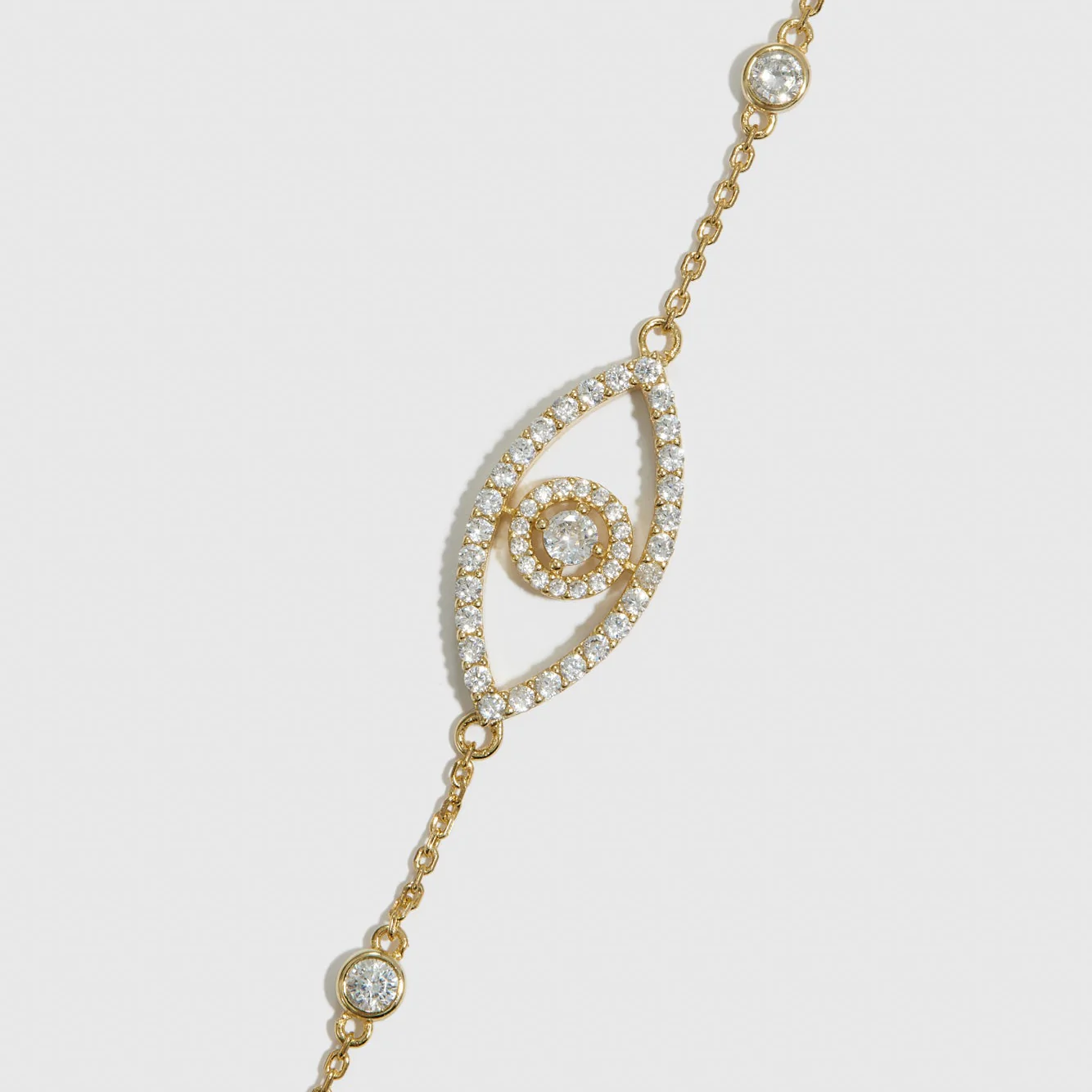 Evil Eye Pavé Bracelet - Image 3