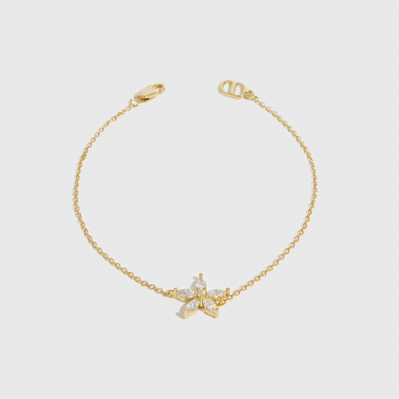 Flower Solitaire Bracelet