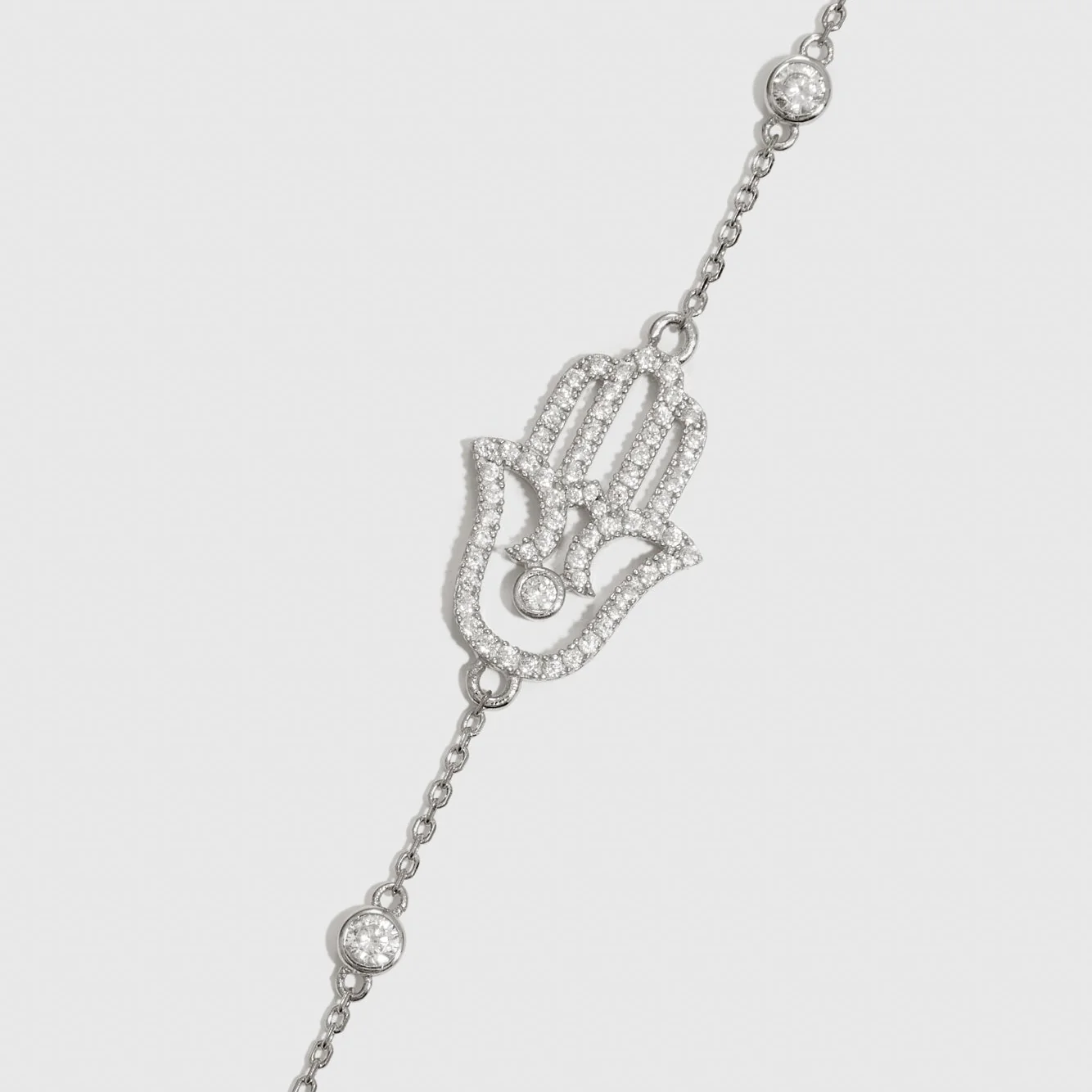 Hamsa Pavé Bracelet - Image 3