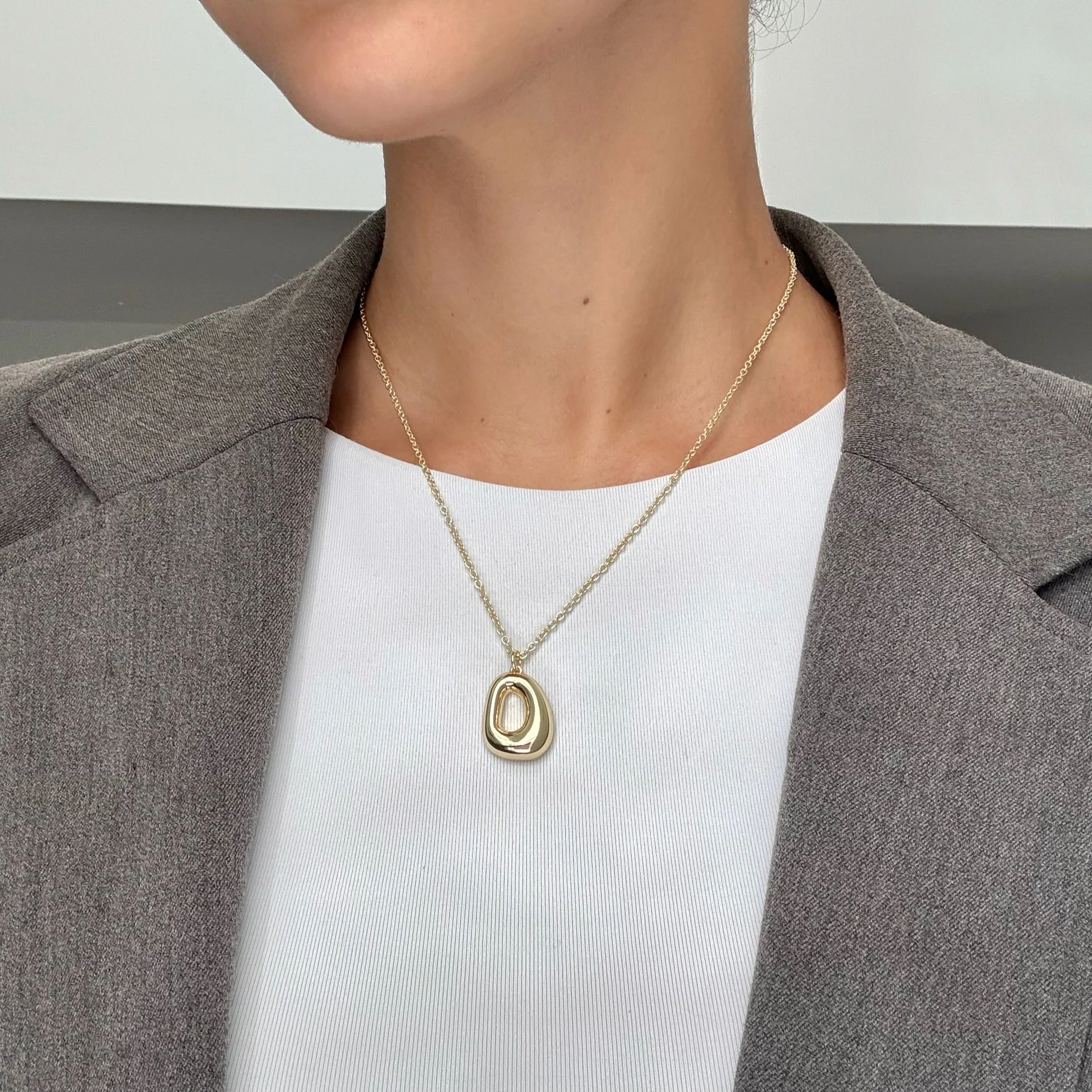 Liquid Bubble Letter Pendant - Image 2