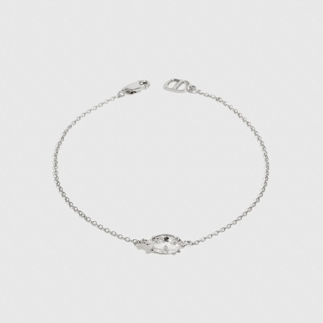 Marquise-Cut Solitaire Bracelet