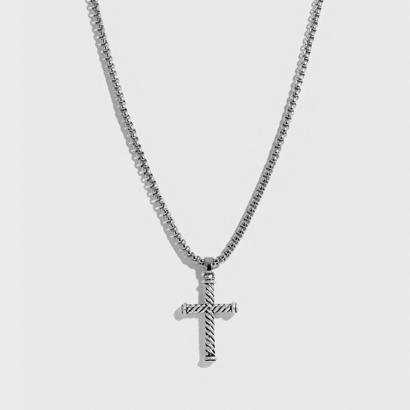 Men Cross Pendant Necklace