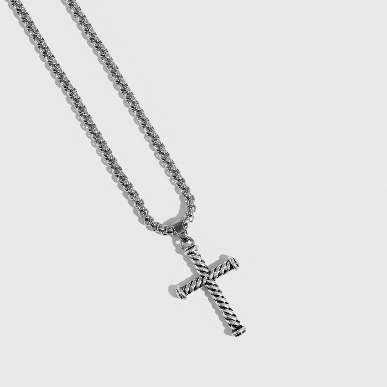 Men Cross Pendant Necklace - Image 5