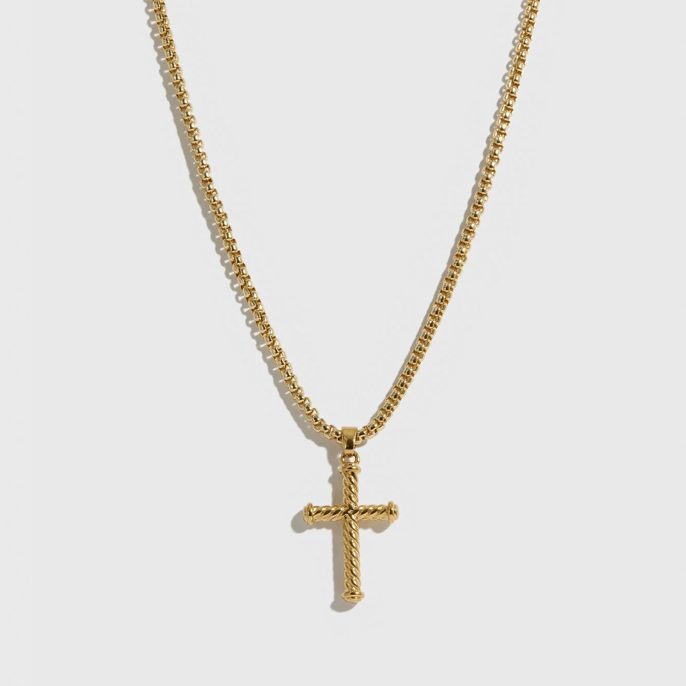 Men Cross Pendant Necklace