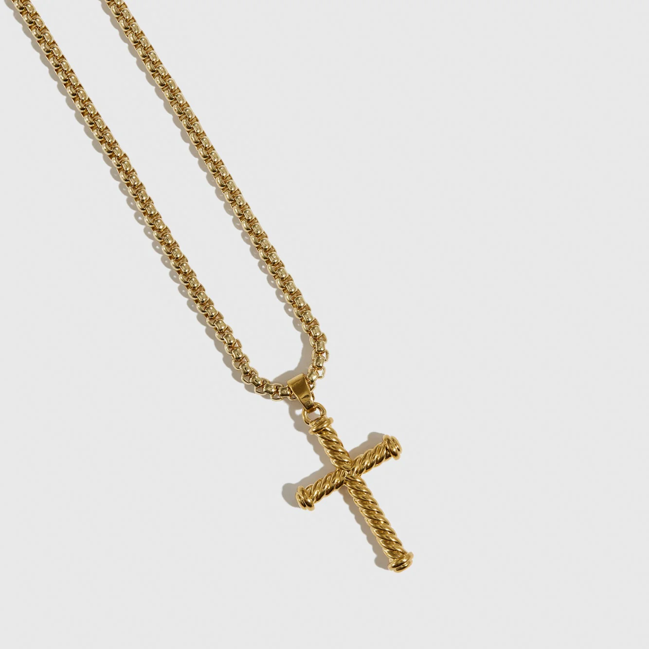 Men Cross Pendant Necklace - Image 4