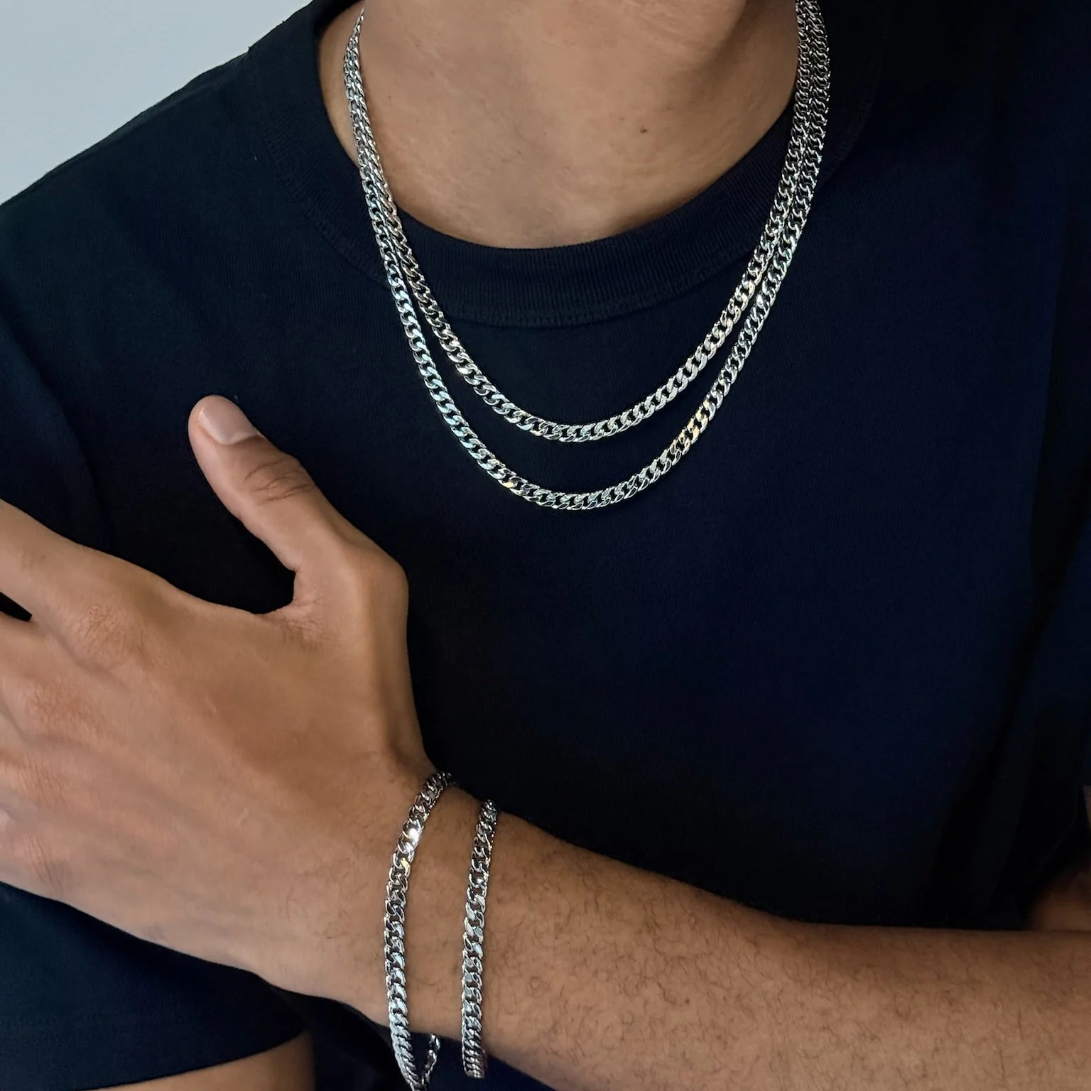 Men Curb Chain Bracelet - Image 3