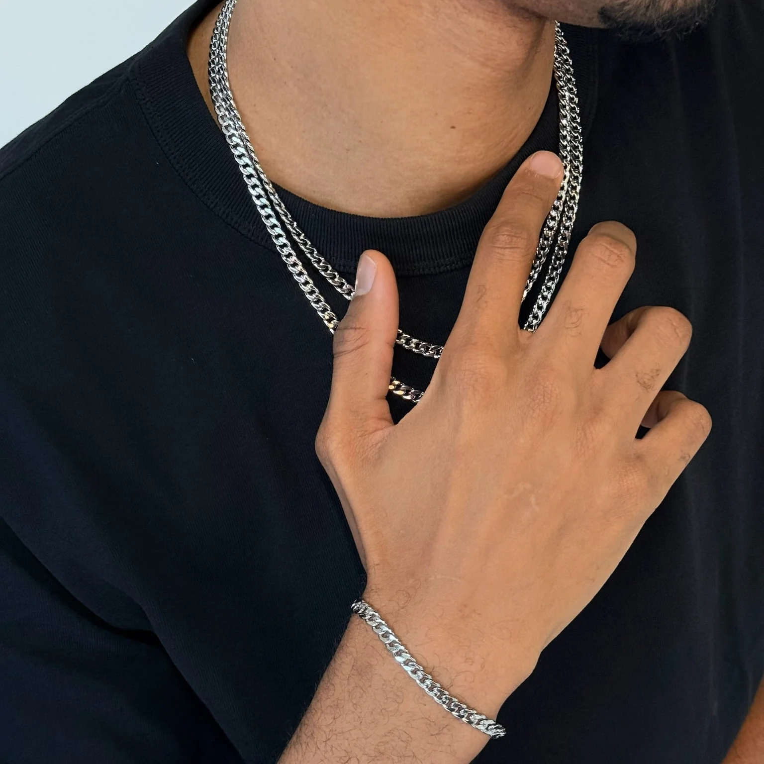Men Curb Chain Bracelet - Image 6