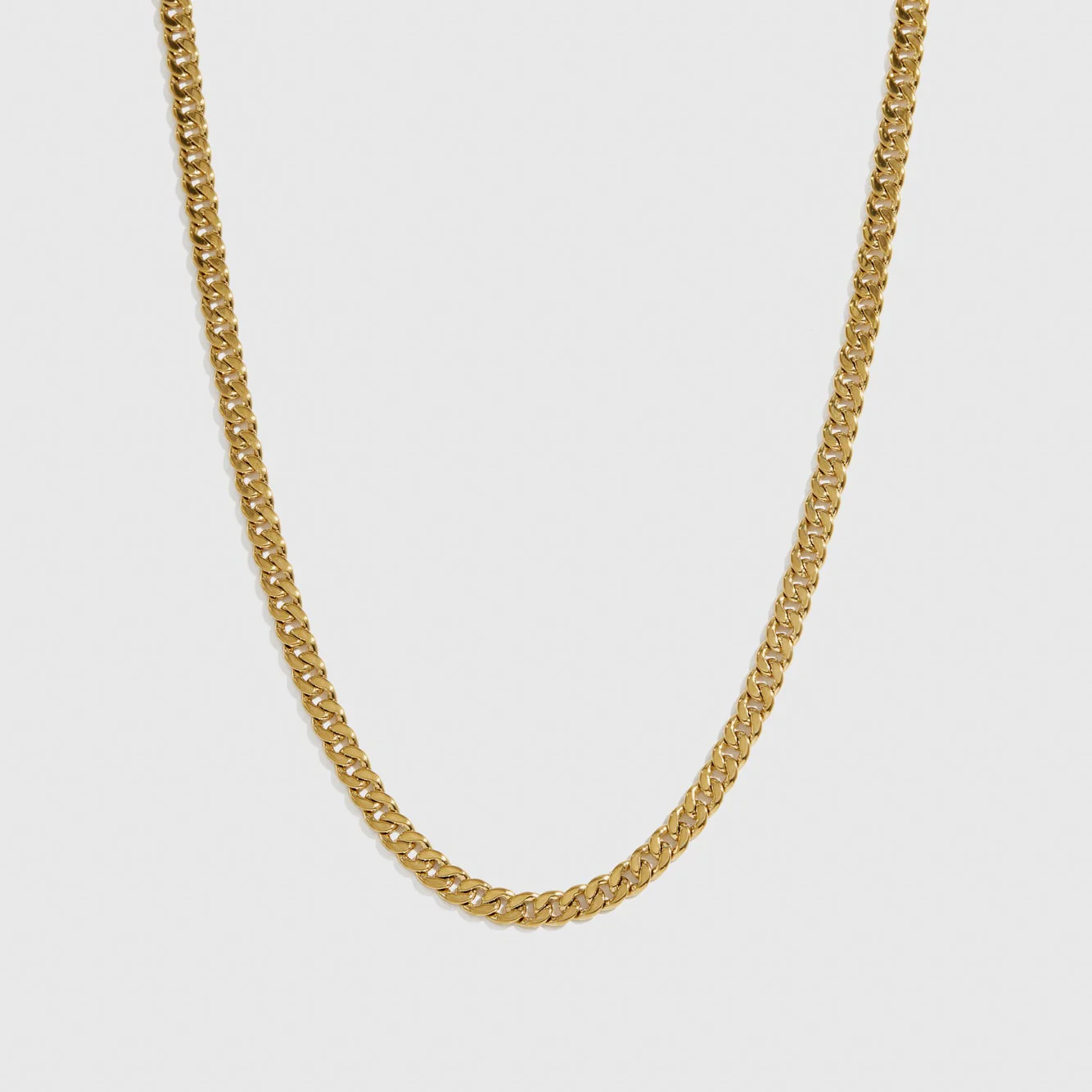 Men Curb Chain Necklace