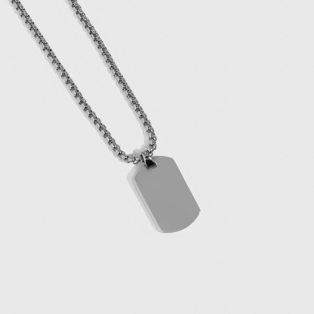 Men Dog Tag Pendant Necklace - Image 5