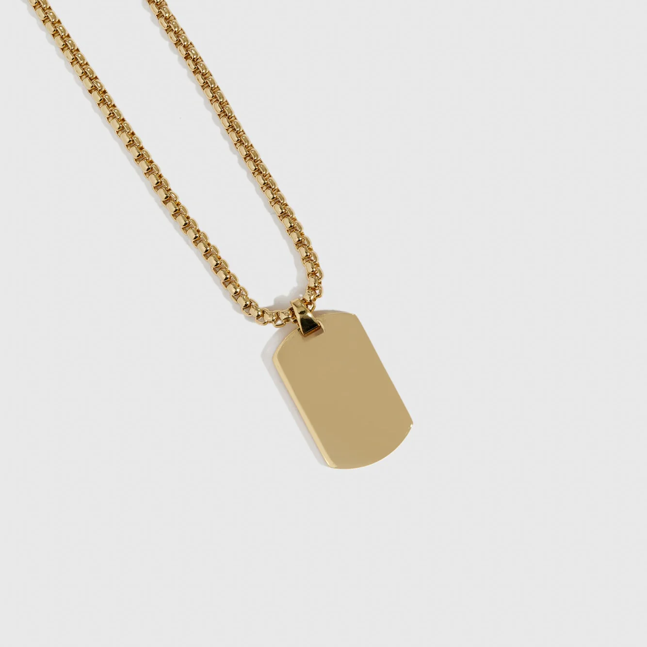 Men Dog Tag Pendant Necklace - Image 3