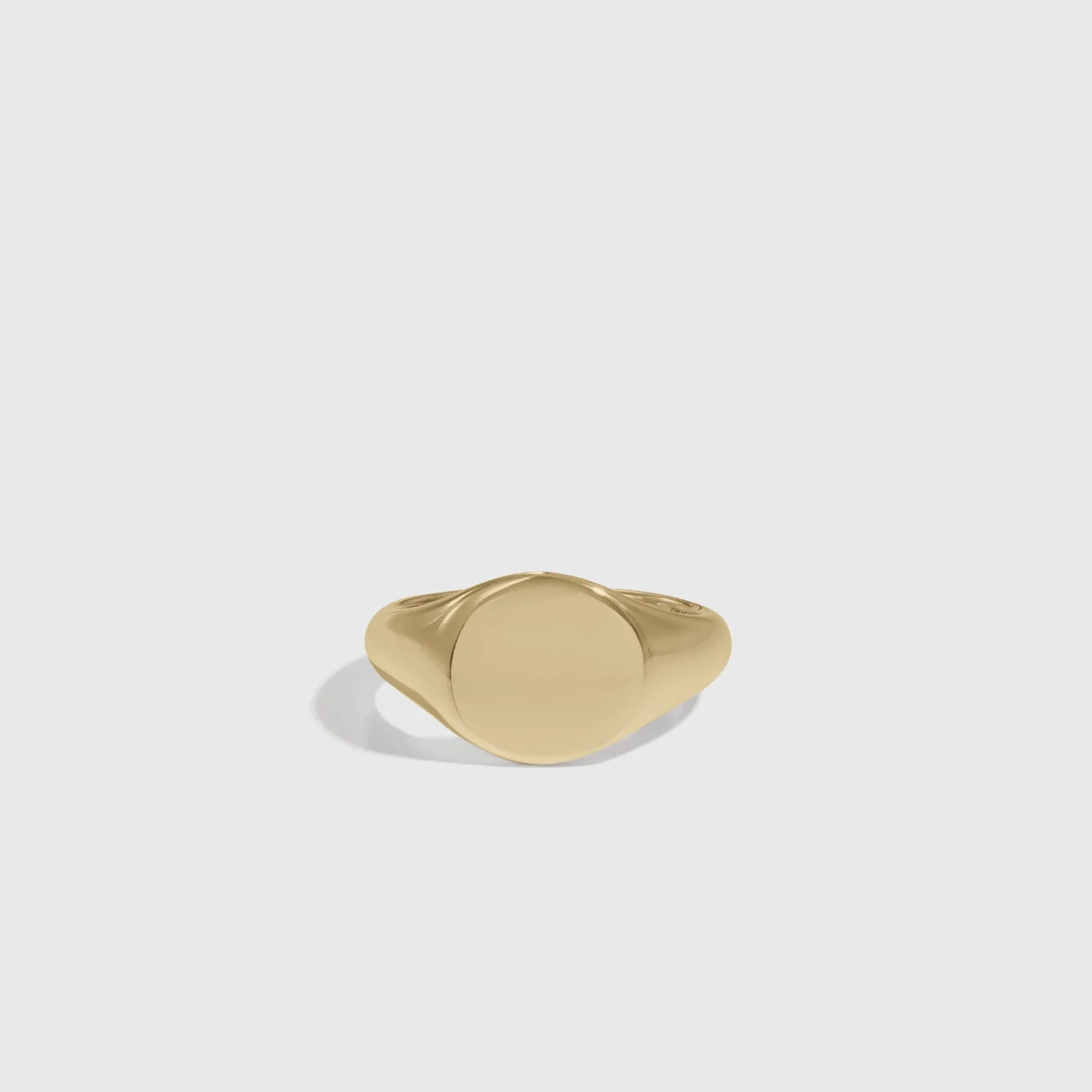 Men Round Signet Ring