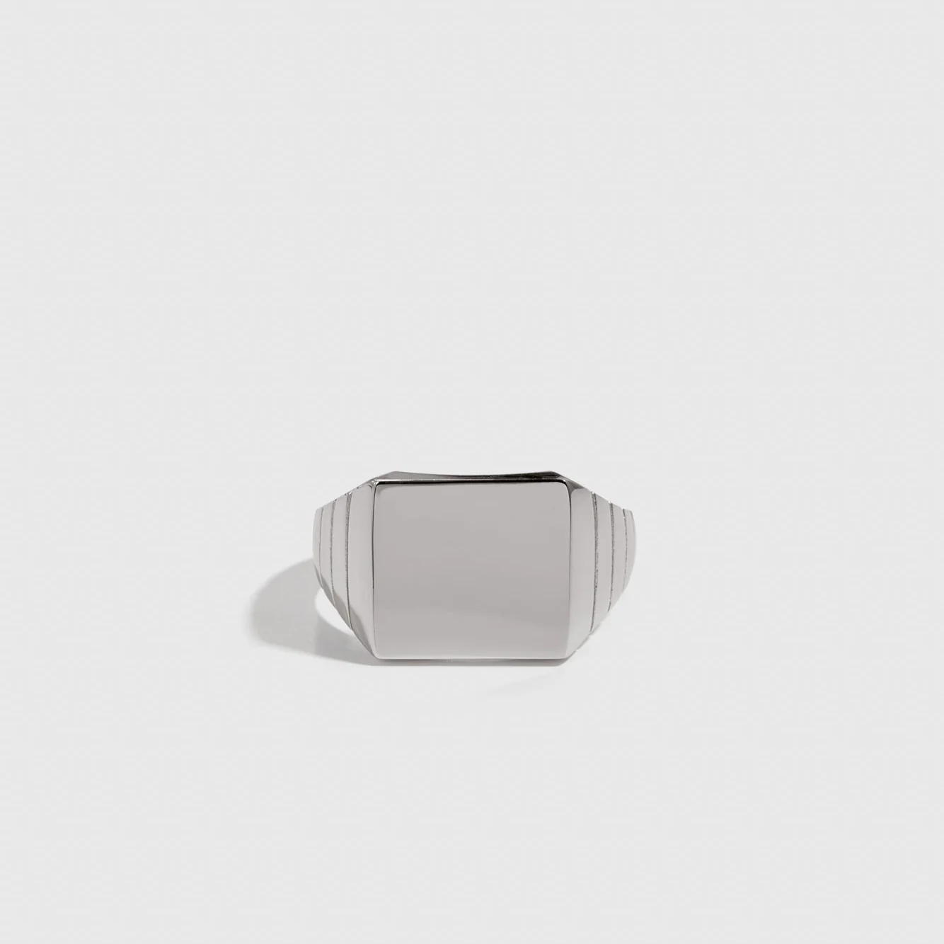 Men Square Signet Ring