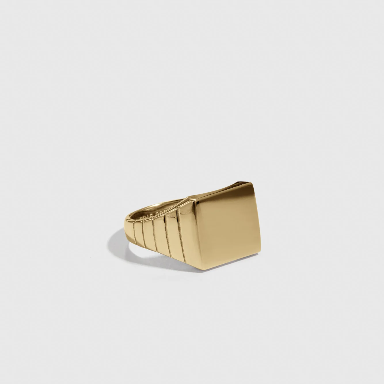 Men Square Signet Ring - Image 3