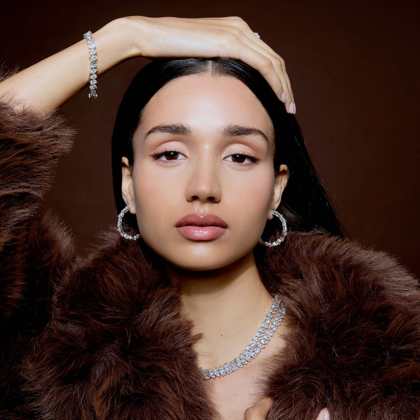 Multi-Cut Hoop Earrings - Image 2