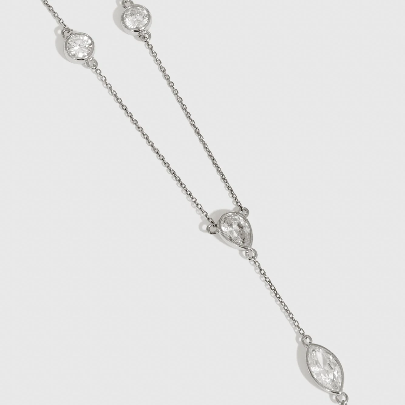 Multi-Cut Lariat Necklace - Image 5