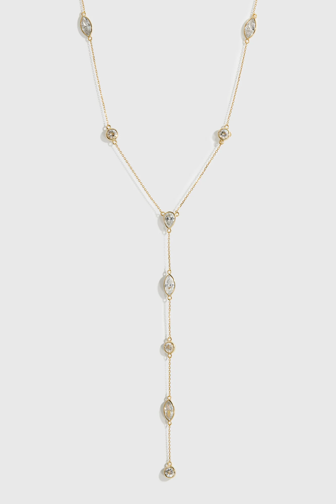 Multi-Cut Lariat Necklace - Image 3