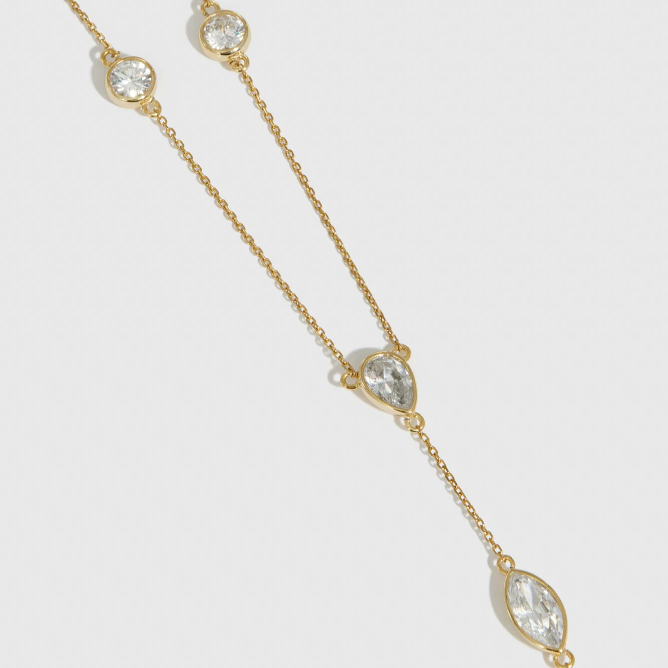 Multi-Cut Lariat Necklace - Image 4