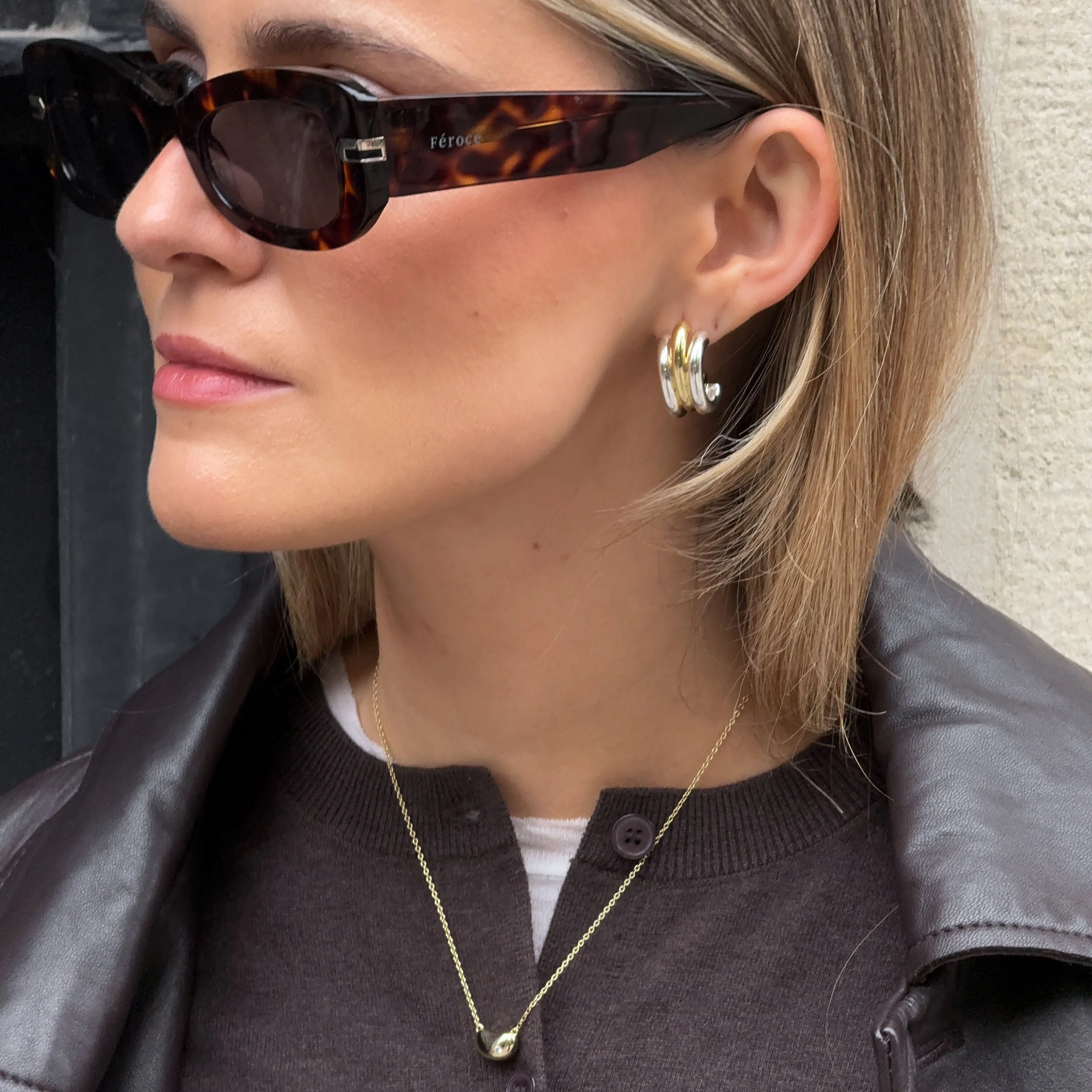 Triple Stud Earrings - Image 5