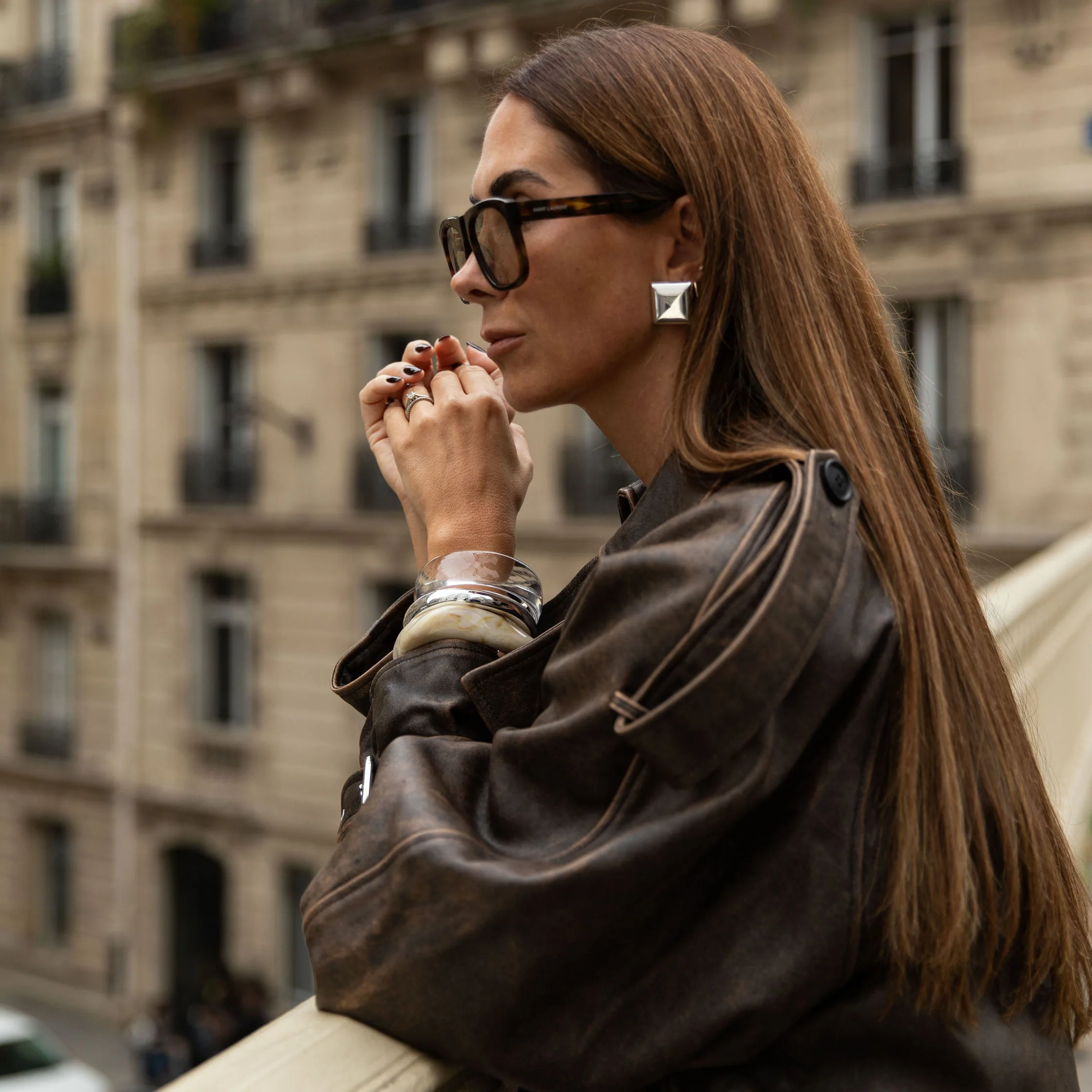 Square Stud Earrings - Image 6
