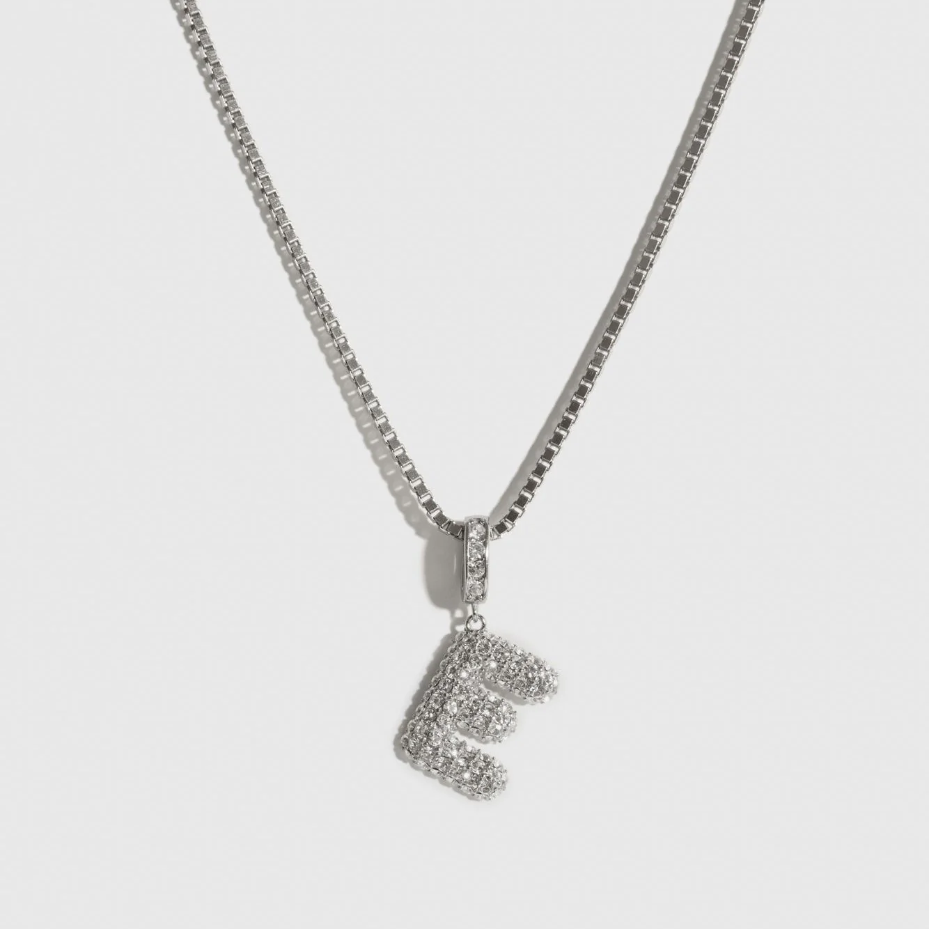 Pavé Bubble Letter Pendant - Image 5