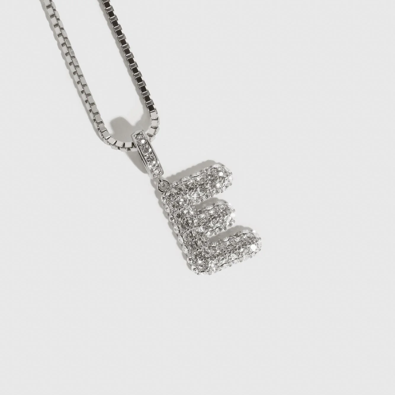 Pavé Bubble Letter Pendant - Image 6
