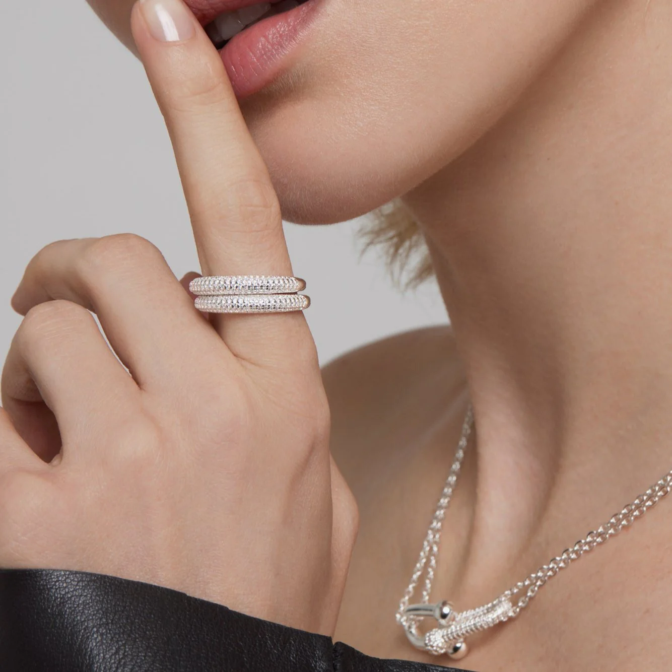 Pavé Delicate Dome Ring - Image 3