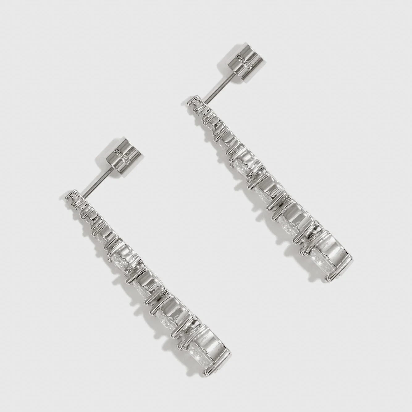 Round-Cut Drop Earrings - Image 3