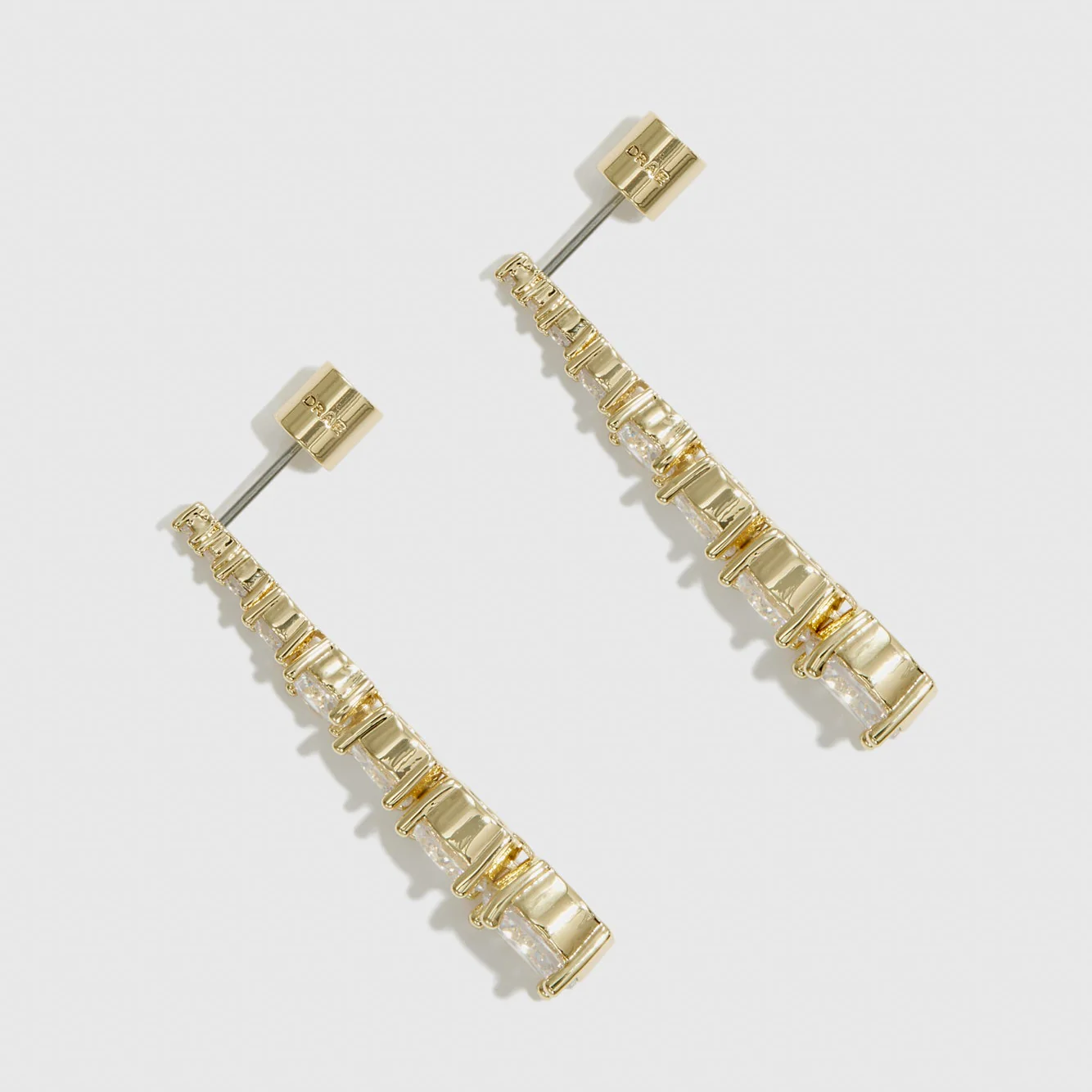 Round-Cut Drop Earrings - Image 3