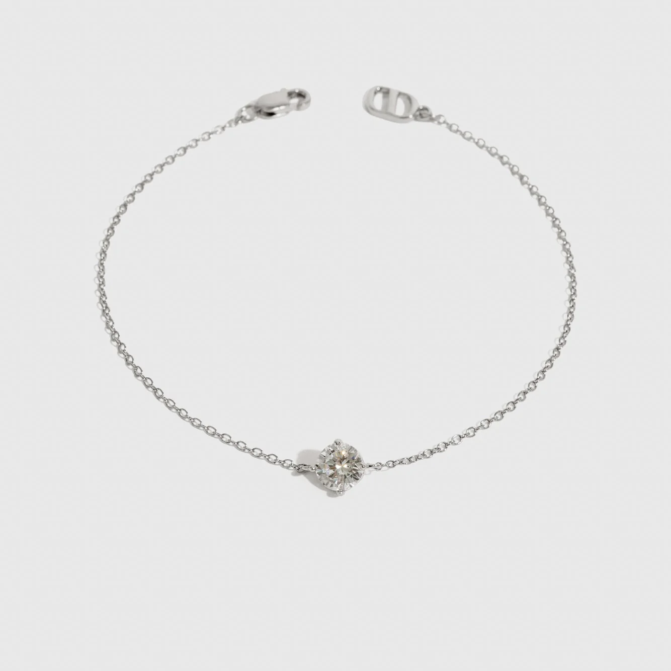 Round-Cut Solitaire Bracelet