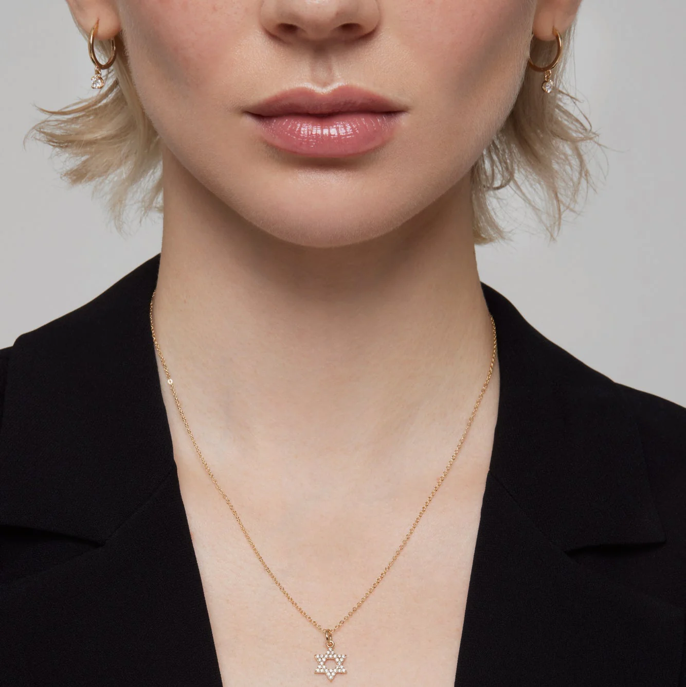 Solitaire Huggie Hoops - Image 4