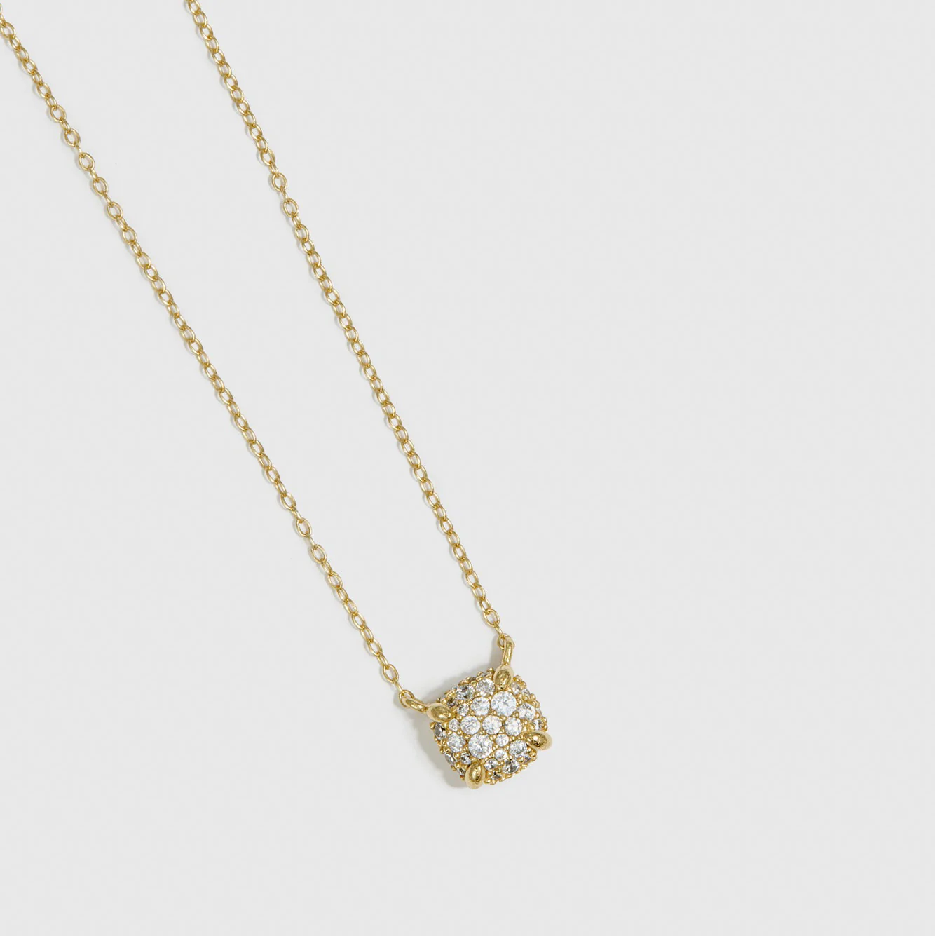 Square Pavé Pendant - Image 3