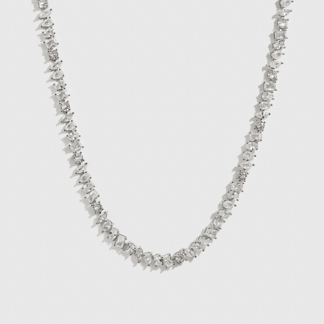 Tennis Multi-Cut Necklace