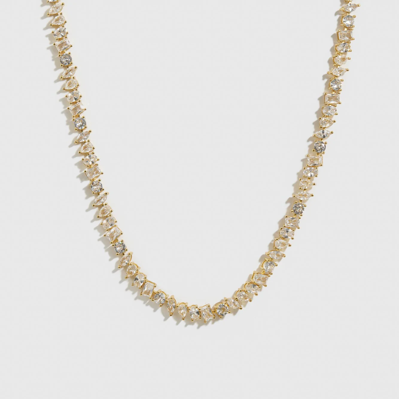Tennis Multi-Cut Necklace